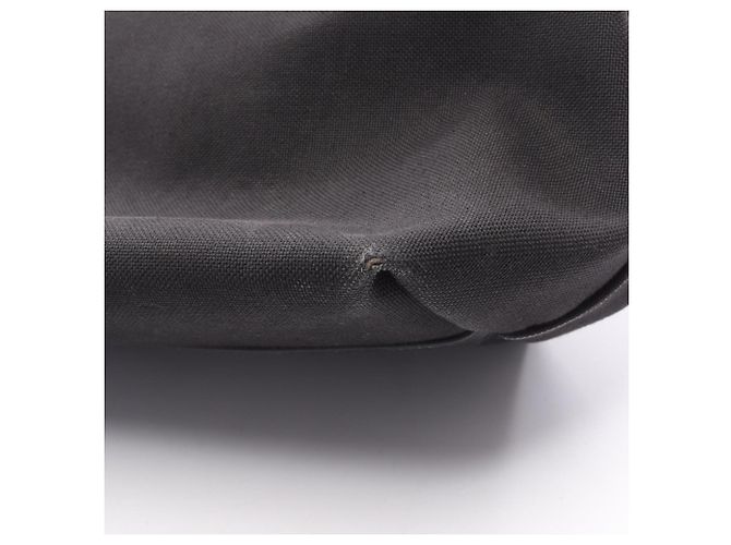 Borsa a mano Prada nera in pelle e tela Nero - vista 7