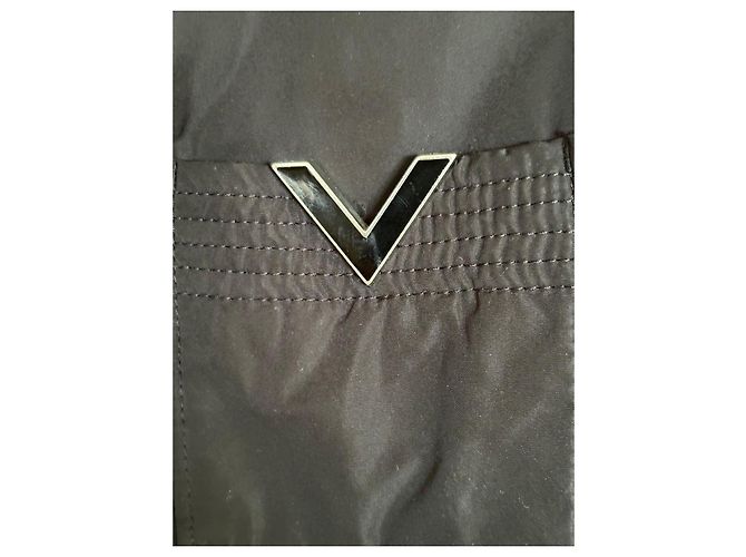 Autre Marque R.E.D. Valentino Technische Jacke Schwarz mit V-Logo - Ansicht 2