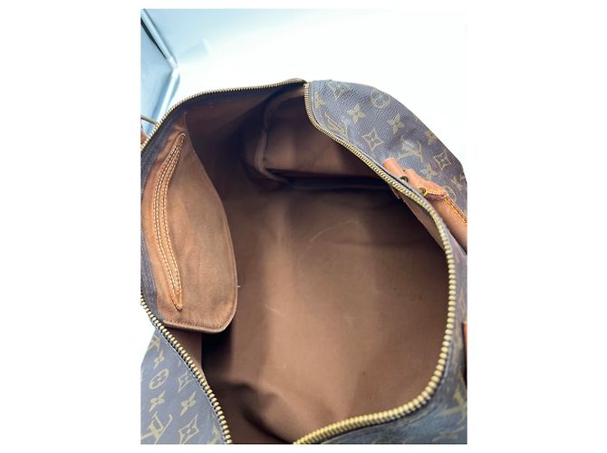 Borsa a mano Speedy Louis Vuitton in tela Monogram 40 Marrone - vista 7