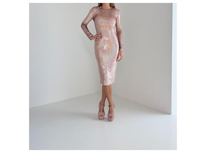Pailletten-Kleid Givenchy Pre Fall 2014 Pink - Ansicht 2