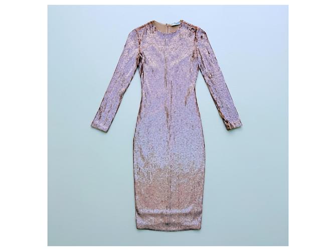 Pailletten-Kleid Givenchy Pre Fall 2014 Pink - Ansicht 3