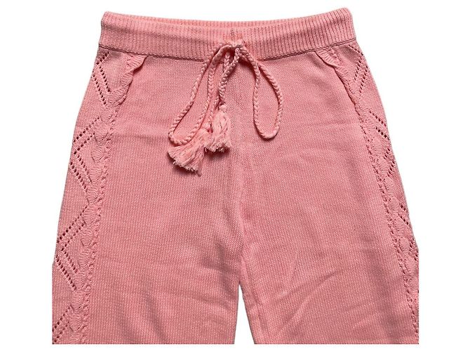 Set LoveShackFancy Tomaso Hoodie e Nyla Jogger - Peach Melba Pesca - vista 10