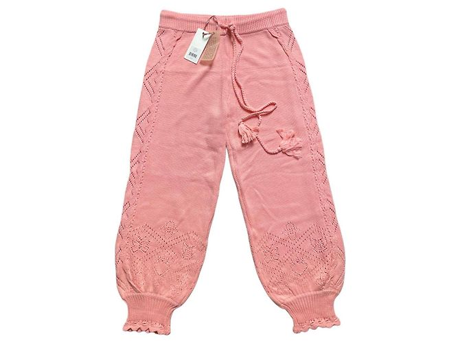 Set LoveShackFancy Tomaso Hoodie e Nyla Jogger - Peach Melba Pesca - vista 2