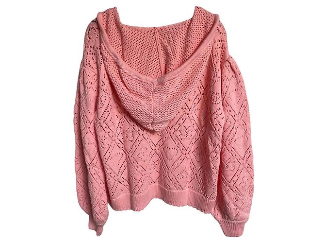 Set LoveShackFancy Tomaso Hoodie e Nyla Jogger - Peach Melba Pesca - vista 8