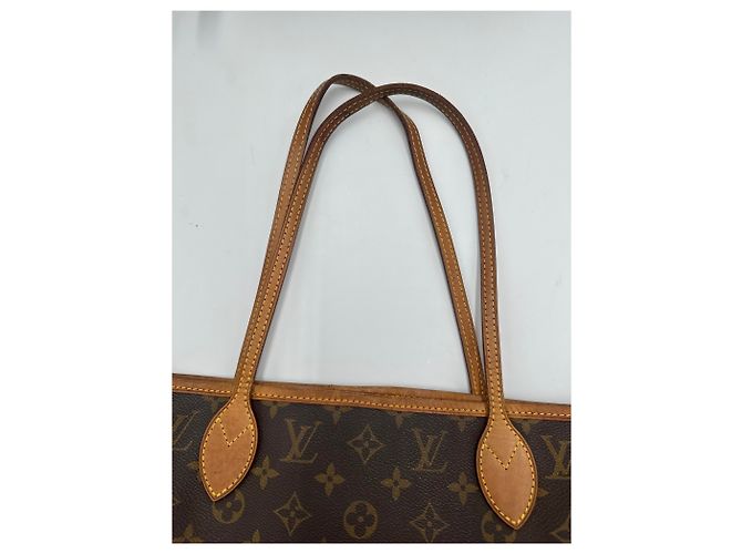Borsa Tote Monogram Canvas MM Louis Vuitton Neverfull NM Marrone - vista 7