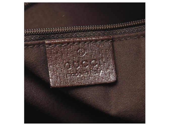Borsa a Spalla Gucci GG Canvas Marrone Beige - vista 4