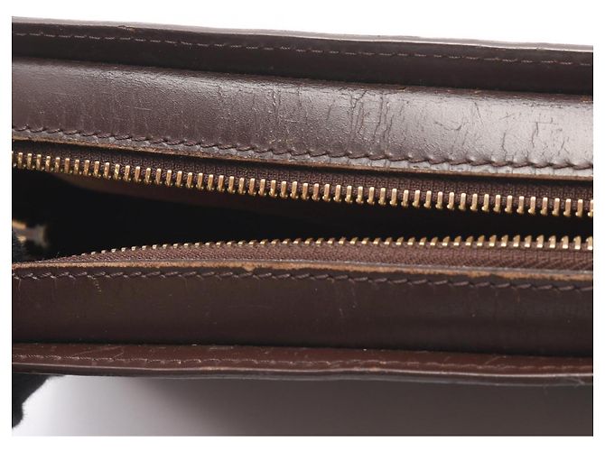 Borsa Clutch Saint Second Louis Vuitton Marrone Damier ebene - vista 10