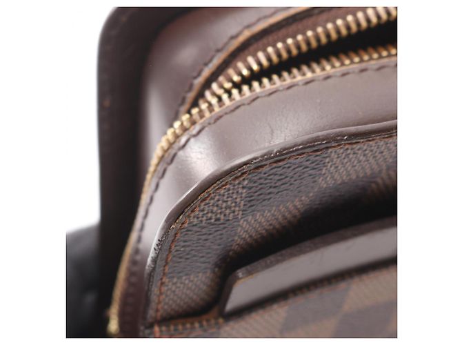 Borsa Clutch Saint Second Louis Vuitton Marrone Damier ebene - vista 11