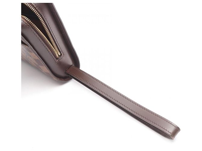 Borsa Clutch Saint Second Louis Vuitton Marrone Damier ebene - vista 6