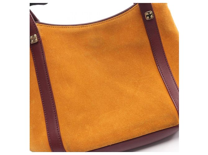 Loewe Anagramm Tote Bag Bordeaux Gelb - Ansicht 9