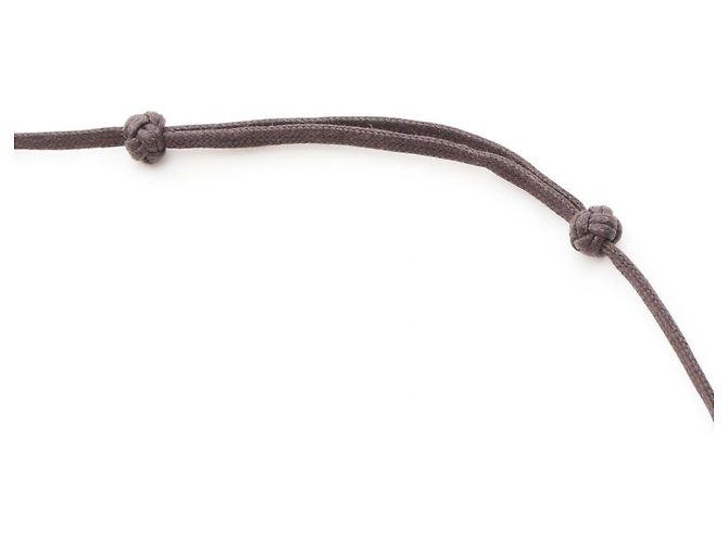 Collana Pendente Minimal City di Hermès Marrone - vista 4