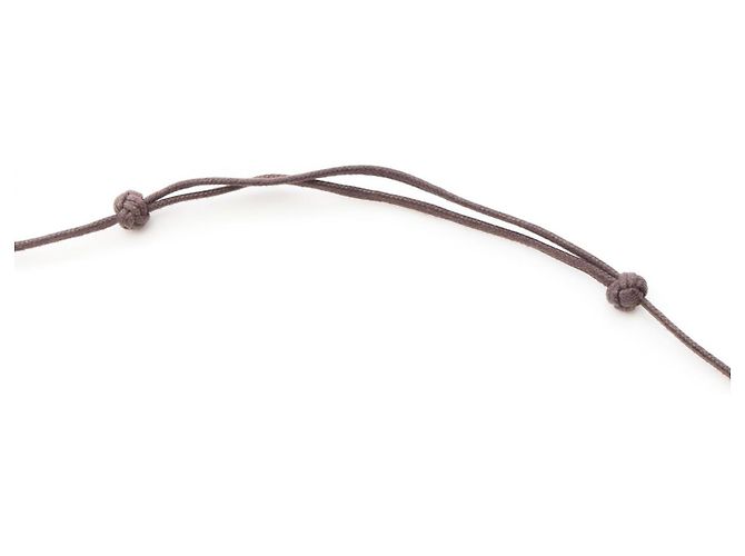 Collana Pendente Minimal City di Hermès Marrone Rosa - vista 4