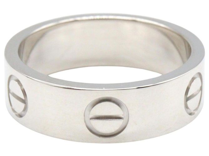 Cartier Love Ring aus 18K Weißgold Silber - Ansicht 2