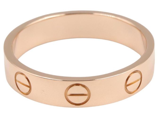 Anello Mini Love Cartier in oro rosa 18K D'oro - vista 2