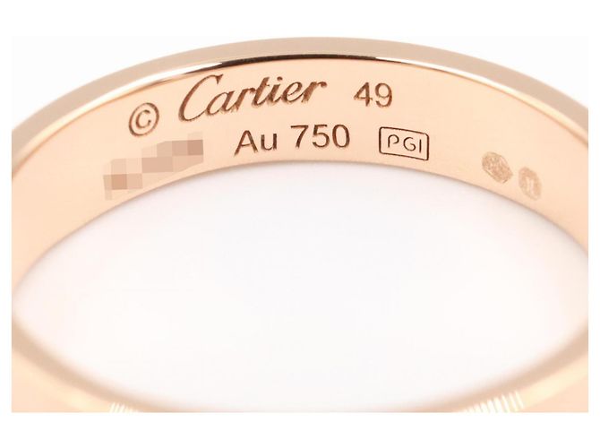 Anello Mini Love Cartier in oro rosa 18K D'oro - vista 3