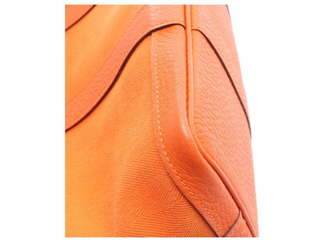 Borsa Tote TPM Garden Party di Hermès Rosso Arancione - vista 6