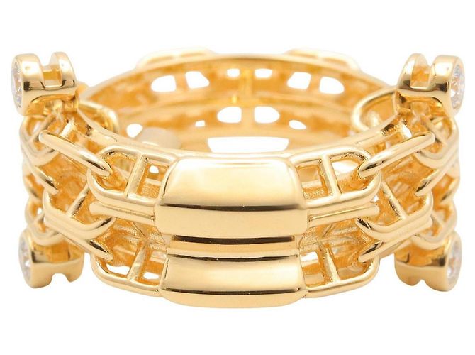 Ring Anello in diamante Calypso di Hermès D'oro - vista 3