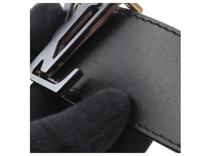 Louis Vuitton LV Optic Reversible Leather Belt for Men Brown Black - view 7