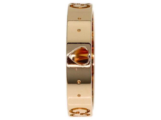 Anello Icon Band di Gucci in oro rosa 18K - vista 3