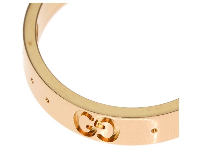 Anello Icon Band di Gucci in oro rosa 18K - vista 7
