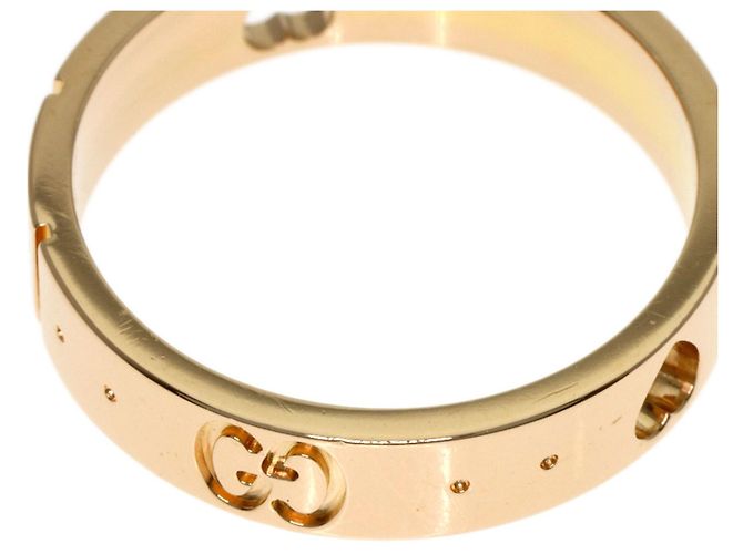 Anello Icon Band di Gucci in oro rosa 18K - vista 8