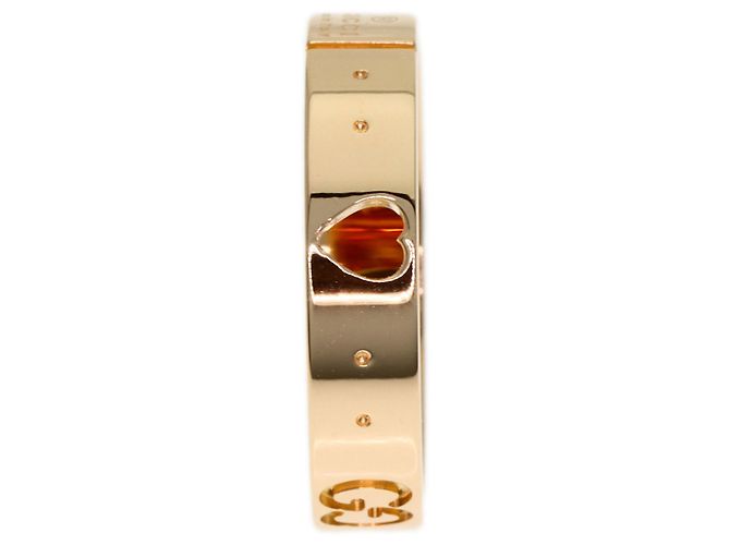 Anello Icon Band di Gucci in oro rosa 18K - vista 9