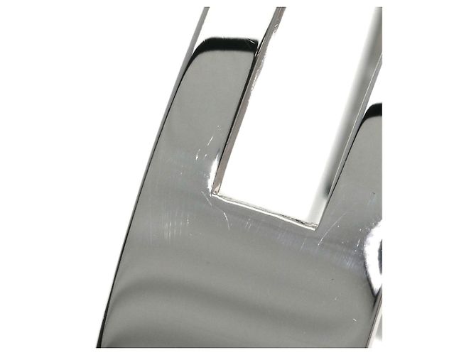Bracciale in argento con logo G ritagliato di Gucci - vista 10