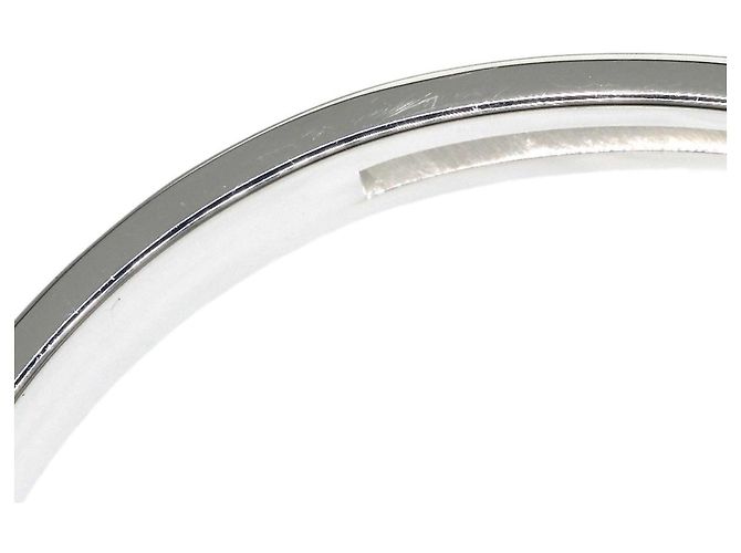 Bracciale in argento con logo G ritagliato di Gucci - vista 8