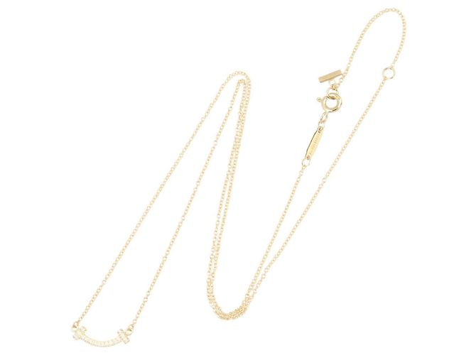 Collana Mini Diamante T Smile di Tiffany & Co. D'oro - vista 2