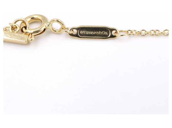 Collana Mini Diamante T Smile di Tiffany & Co. D'oro - vista 4
