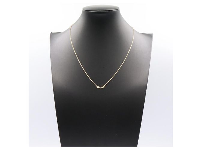 Collana Mini Diamante T Smile di Tiffany & Co. D'oro - vista 8