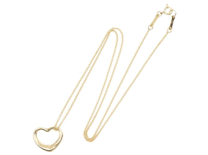 Elsa Peretti Collana piccola a cuore aperto in oro giallo 18K Tiffany & Co. D'oro - vista 2