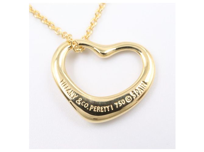 Elsa Peretti Collana piccola a cuore aperto in oro giallo 18K Tiffany & Co. D'oro - vista 3