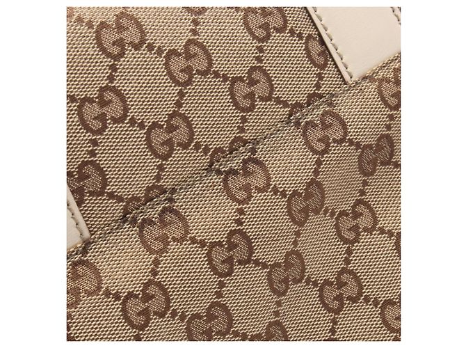 Sac à main/épaule Gucci GG Imprimé Marron Beige Écru - vue 7