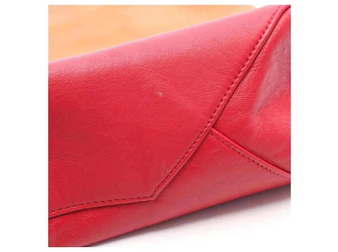 Cabas Céline Borsa tote orizzontale Celine Rosso Arancione - vista 11