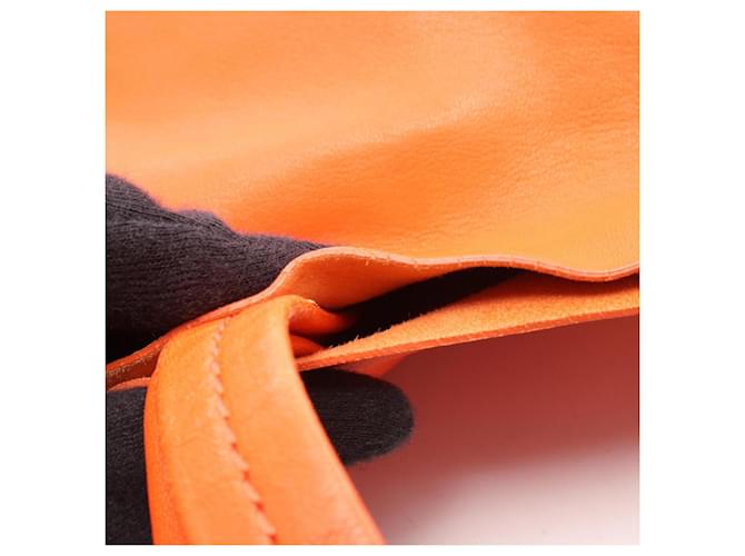 Cabas Céline Borsa tote orizzontale Celine Rosso Arancione - vista 7