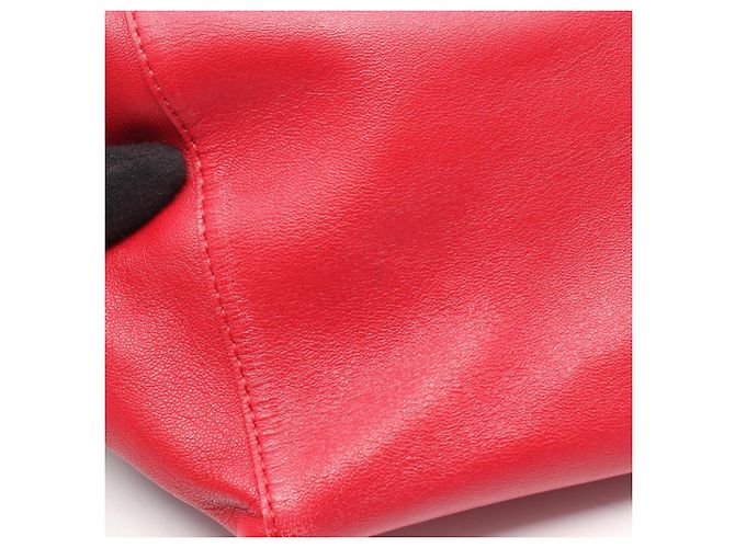 Cabas Céline Borsa tote orizzontale Celine Rosso Arancione - vista 9