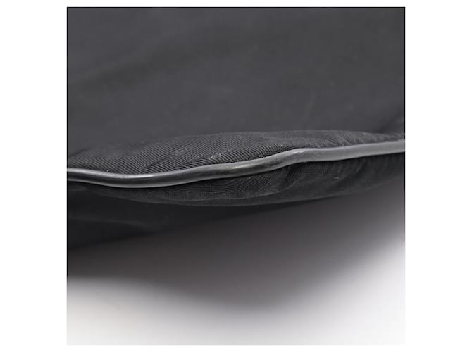 Borsa a Spalla in Nylon e Pelle Nera Prada Nero - vista 7