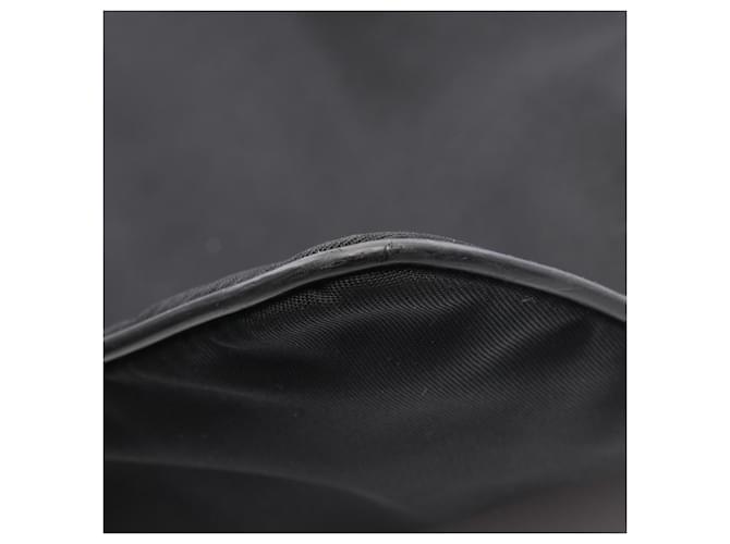 Borsa a Spalla in Nylon e Pelle Nera Prada Nero - vista 8