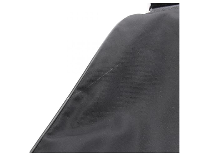Borsa a Spalla in Nylon e Pelle Nera Prada Nero - vista 9