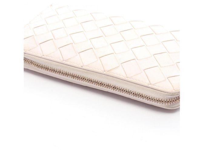 Cartera larga Intrecciato rosa Bottega Veneta - vista 12