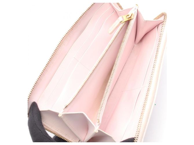 Cartera larga Intrecciato rosa Bottega Veneta - vista 3