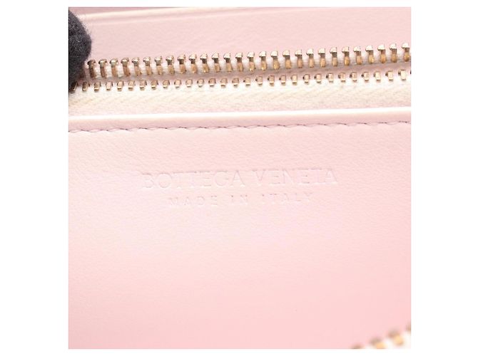 Cartera larga Intrecciato rosa Bottega Veneta - vista 5