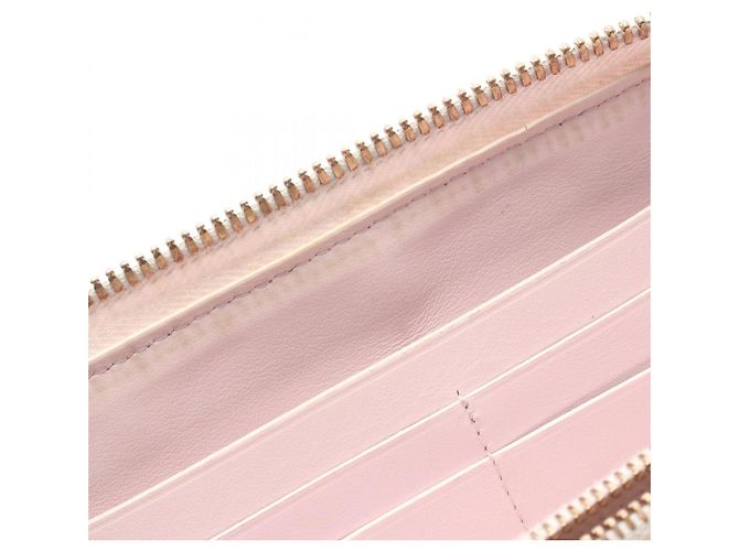 Cartera larga Intrecciato rosa Bottega Veneta - vista 6
