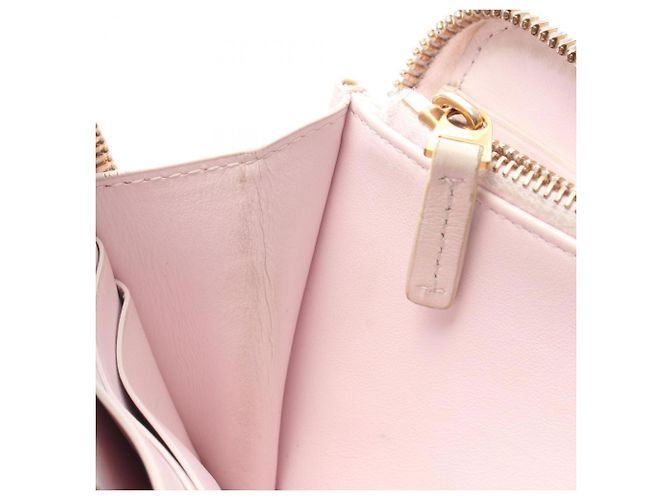 Cartera larga Intrecciato rosa Bottega Veneta - vista 7