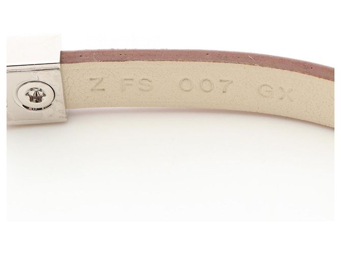 Bracciale Z-Stampato Triple Tour Eskettle Gourmet di Hermès Argento Crudo - vista 5