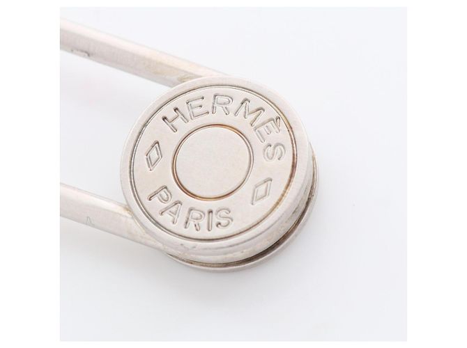Broche de alfinete de segurança Hermès Sellier Prata - vista 3