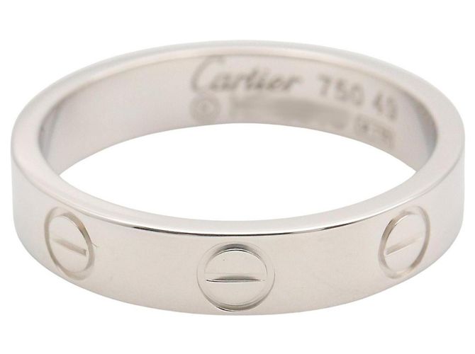 Cartier Mini Love Ring aus 18K Weißgold Golden - Ansicht 2