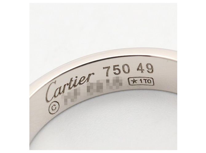 Cartier Mini Love Ring aus 18K Weißgold Golden - Ansicht 4