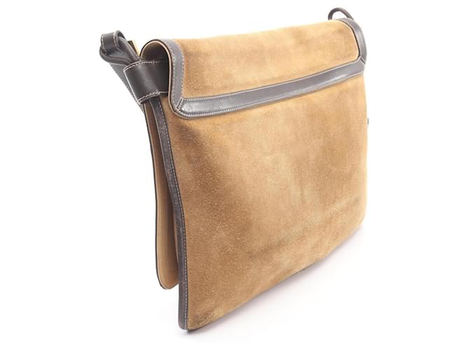 Borsa a Spalla Anagram Loewe Marrone Beige - vista 2